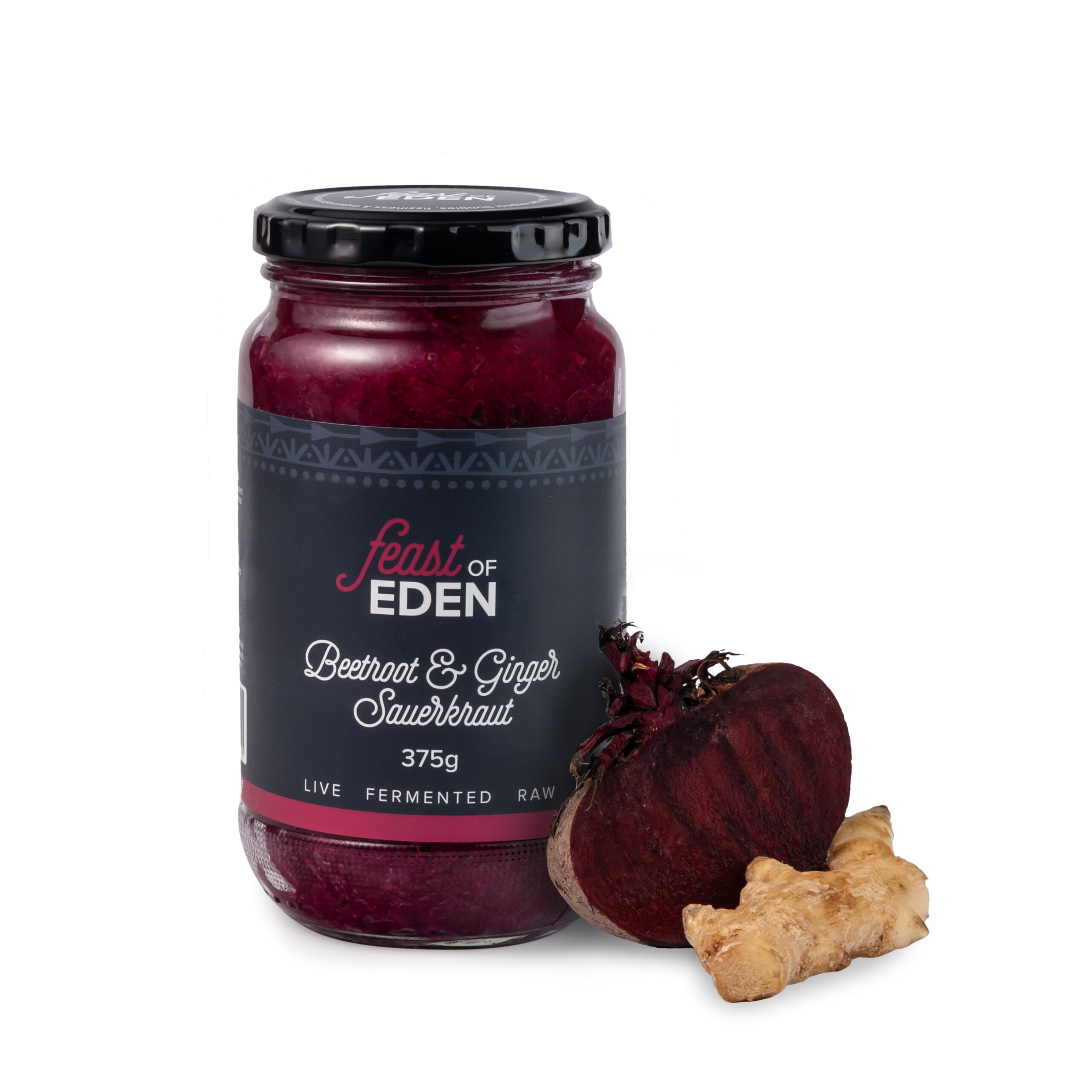 Beetroot and Ginger Sauerkraut