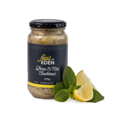 Lemon and Mint Sauerkraut